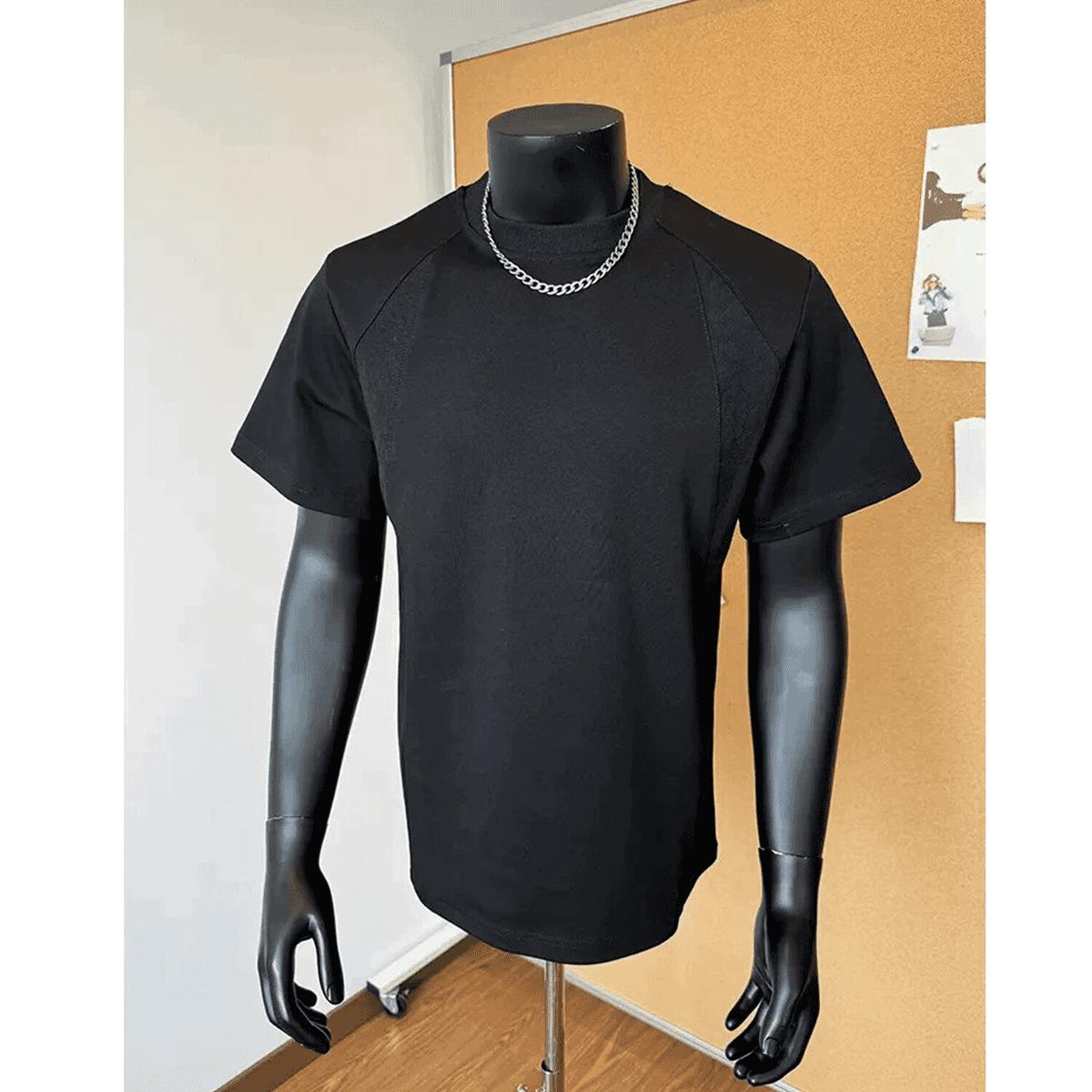 Унисекс футболка американского кроя свободного силуэта больших размеров тренд лета 2025 крутая уличная одежда 4XL 85-95 kg 2129₽