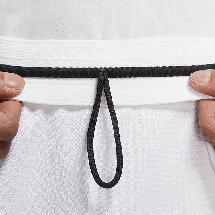 Nike Logo Print Sports Casual Basketball Running Shorts Men Bottoms White CN5299-100