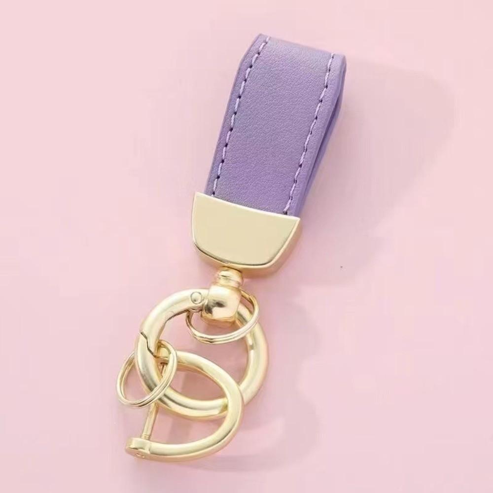 Key Holder Leather Car Keyring Key Anti-lost Car Key Pendant Small Gift