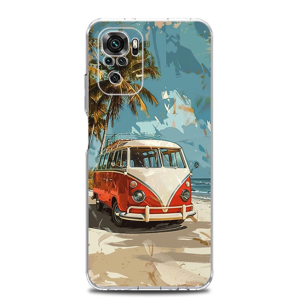 Phone Case For Xiaomi Redmi Note 15 14 13 12 4G 10 11 Pro Plus 5G 14C 13C 12C 10C TPU Cover Combi Van Car Outdoor Camping