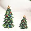 Mini Christmas Tree Tabletop Decor Miniature Xmas Tree Christmas Stockings Canes Bow Decorated Holiday Tree for Home Winter Party