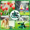 Lawn small disc sprinkler three-pronged rotatable plastic sprinkler 360 degree rotation spray