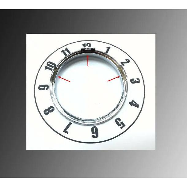 Chrome Dashboard Dial Gauge Rings Bezel Trim For BMW E90 E91 E92 E93 M3