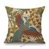 Uk Artist Walter Crane Peacock Swan Design Pattern Birds Home Decoration Sofa Throw Pillow Case Cotton Linen Cushion Cover Case