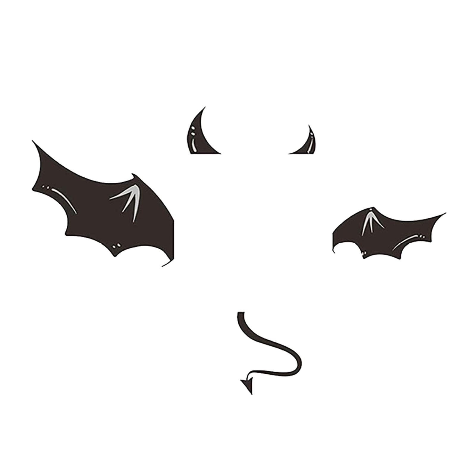 

Хэллоуин Спальня Наклейка На Стену Розетка Украшения Готический Декоративный Наклейка ПВХ Украшения чёрный