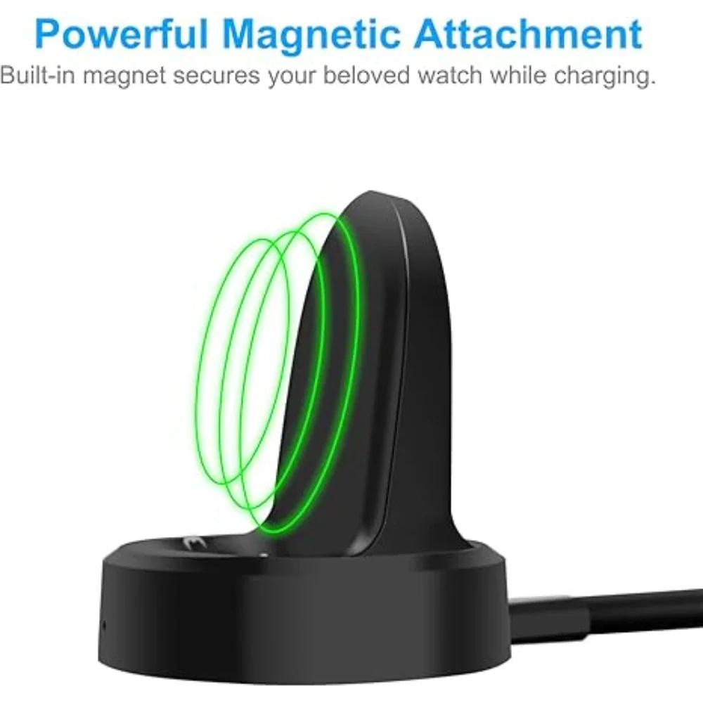 Wireless Fast Charger Base For Samsung Gear S2 S3 S4Frontier Watch USB Charging Cable For Samsung Galaxy Watch SM-R800 R810 R815