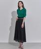 Leni And Mccoy Banded Glitter Pattern Flare Skirt Mm10Sk072Fcy