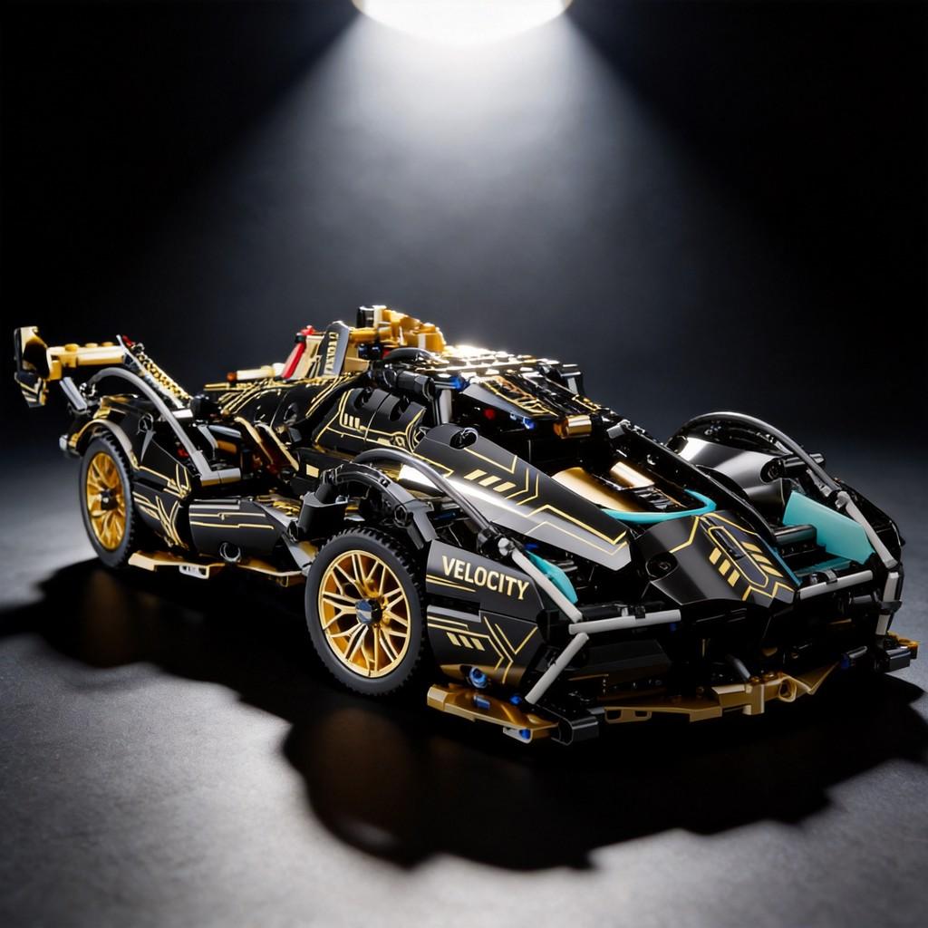 Compatible Remote Control Car Toy With Assembly And Brain Development For Kids