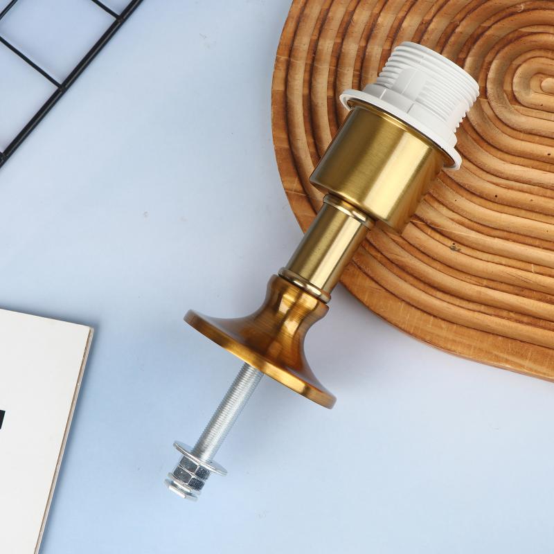 Desk Lamp Holder Fixed Base E27 Screw Lamp Mouth Metal Iron Diy Lighting Accessories Diy Desk Lamp Components Lampshade