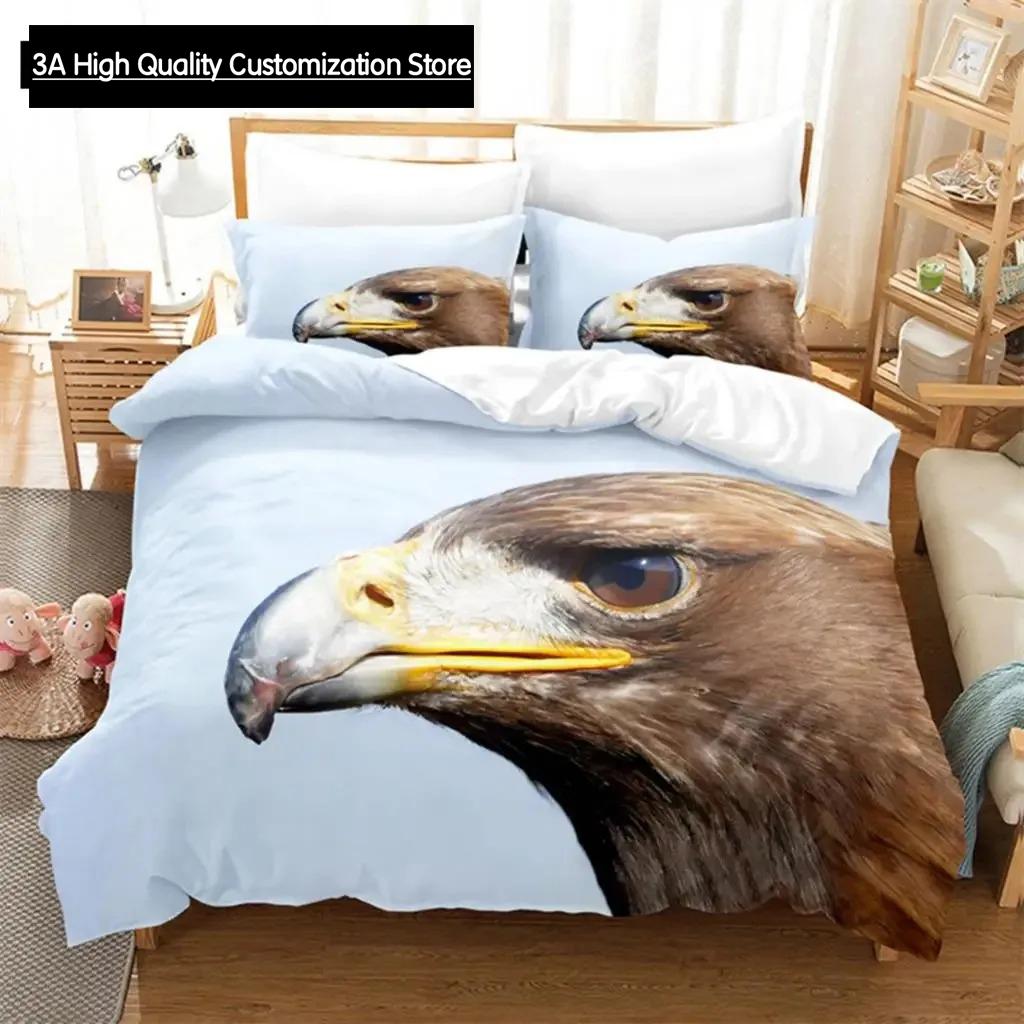 Comforter Blue Sky Eagle Queen Bedding Set Bedding Digital Printing King Size Bedding Set