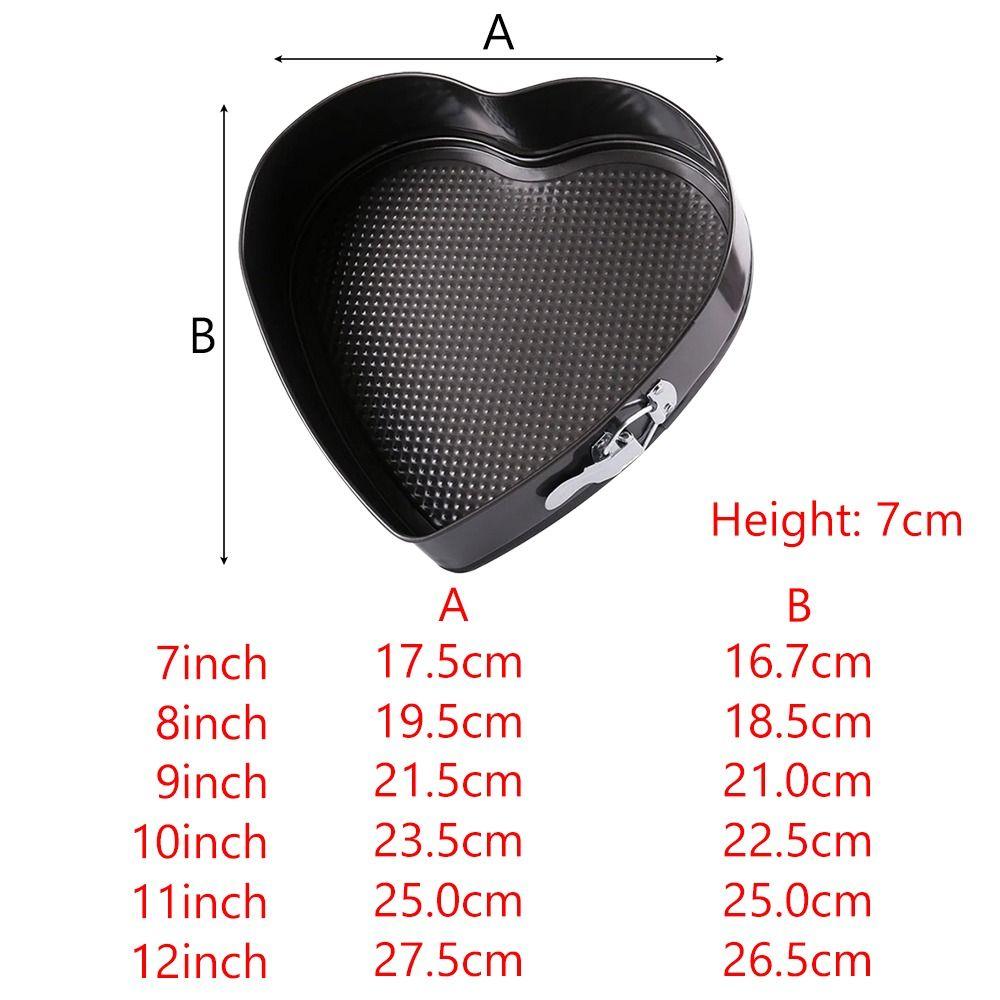 1Pcs Leakproof Cake Baking Pan Carbon Steel Cake Mould Durable Baking Mould  for Home Kitchen Bakery