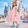 Absatzschuhe Für Kinder Rutschfeste Schuhe Kristall Mit Schleife Rollenspiel Hohe Absätze Für Kinder Zum Prinzessinnen-Ankleiden Weihnachtsfeier Kollektion