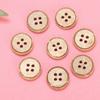 13mm 100pcs bag 4-Holes Round Buttons Sew Tools Accessories    Crafts   Wooden Button(226 13mm&nbsp;)