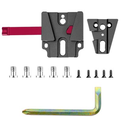 Quick Release Mounting Plate for Camera Cage Featuring V Type Design Aluminum Alloy for Fast Setup In Studios