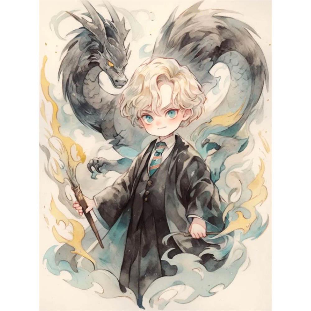 Harry Potter Cartoon Cute Diamond Painting Cross Stitch Kit 5D DIY Art Pattern Pictures Mosaic Embroidery Home Decor Gift