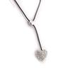 Les Trésors De Lily [J8072] - Designer Necklace 'Love' Black Silver