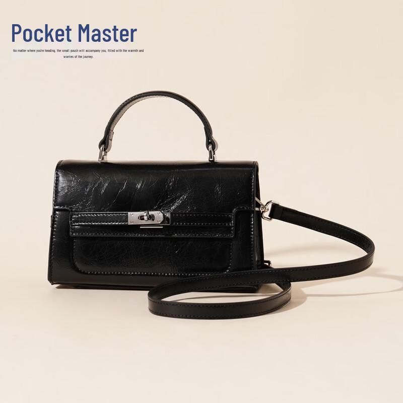 Винтажная кожаная сумка Келли с восковым покрытием