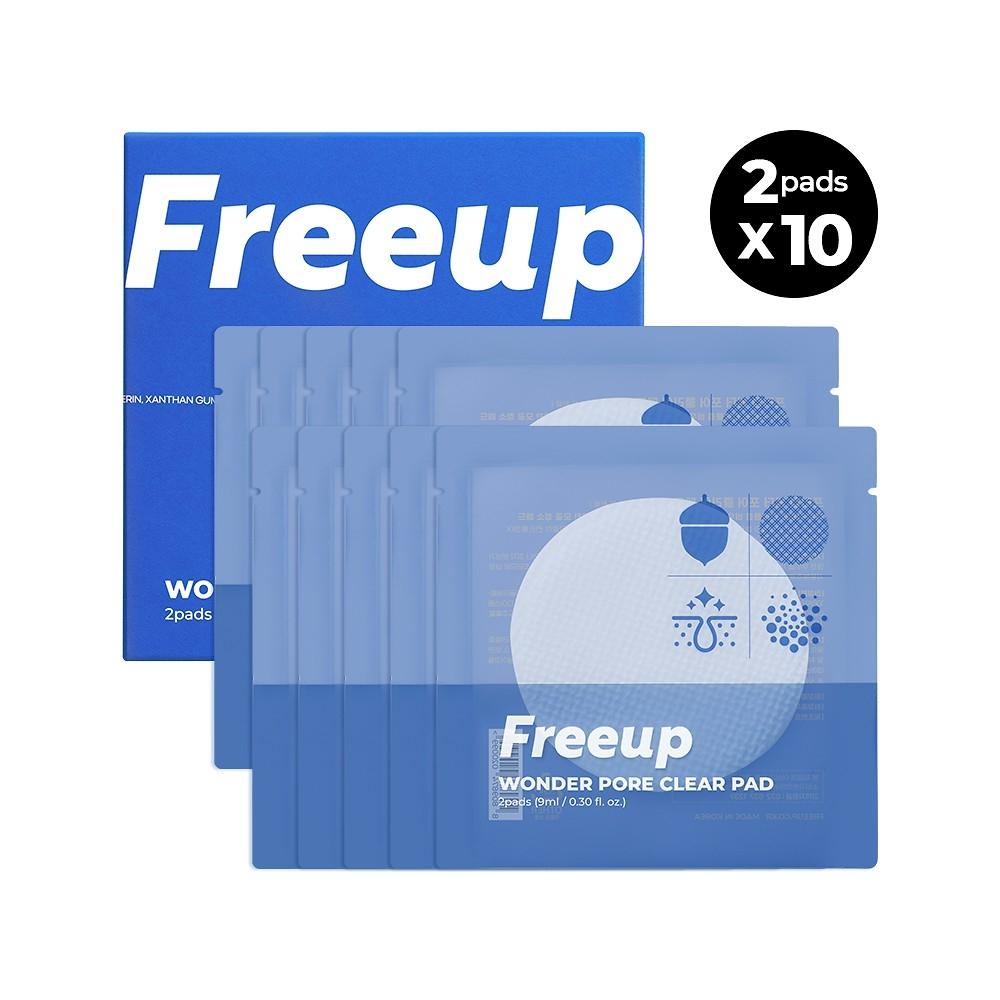 

Бесплатные очищающие пэды для пор Freeup Wonder Pore Clear Pad Портативный набор