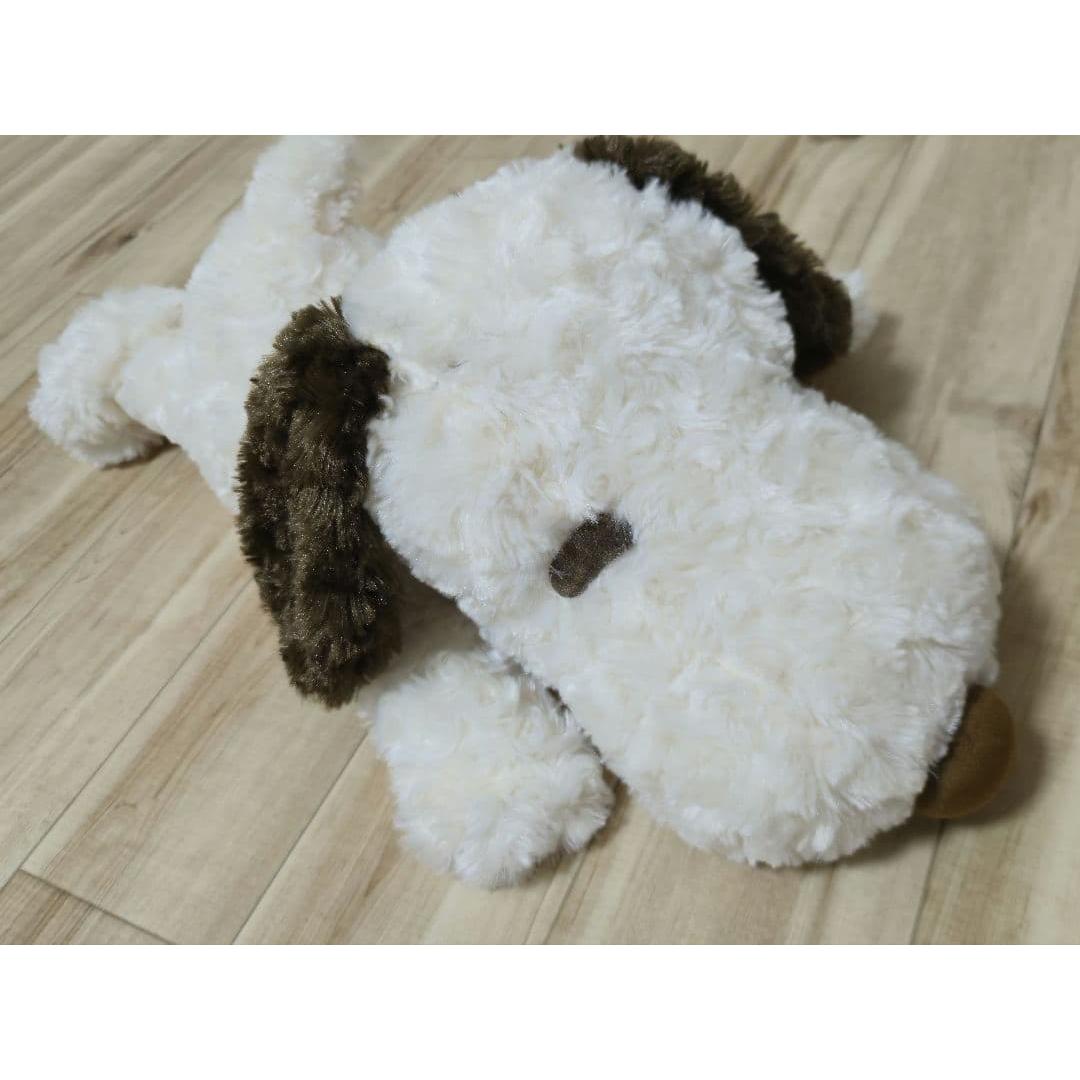 PEANUTS SNOOPY brown Snoopy fluffy stuffed toy