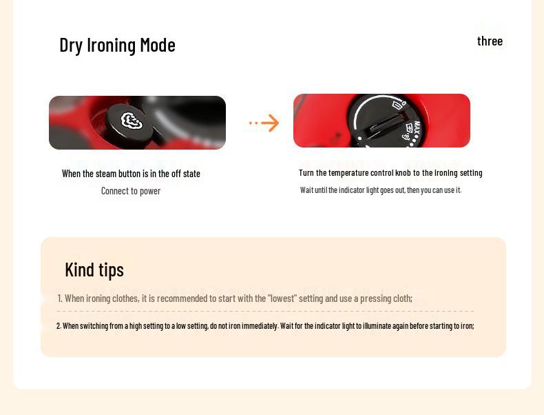 Mylux Mini Handheld Travel Iron with Temperature Control and Ceramic Soleplate