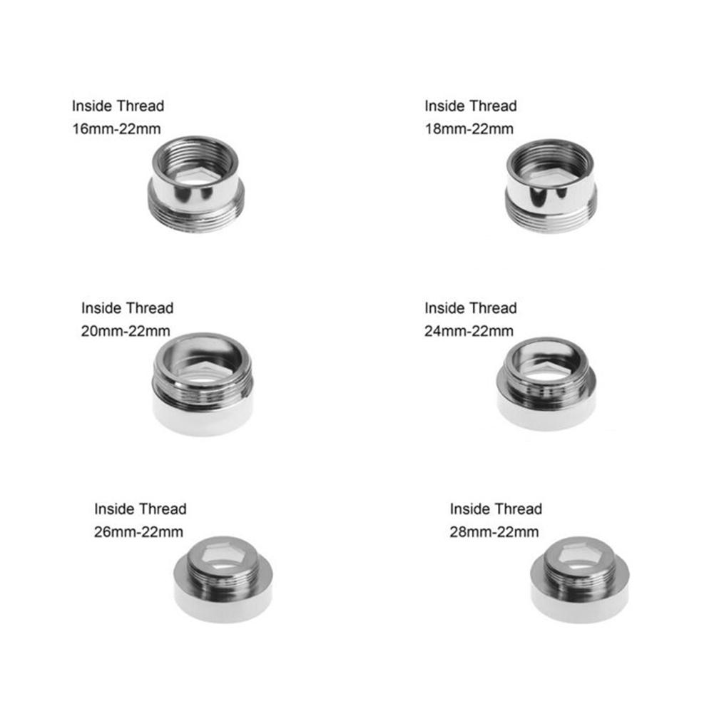 Thread Adapter for Kitchen Faucet Water Saving Brass Tap Aerator 24mm 22mm