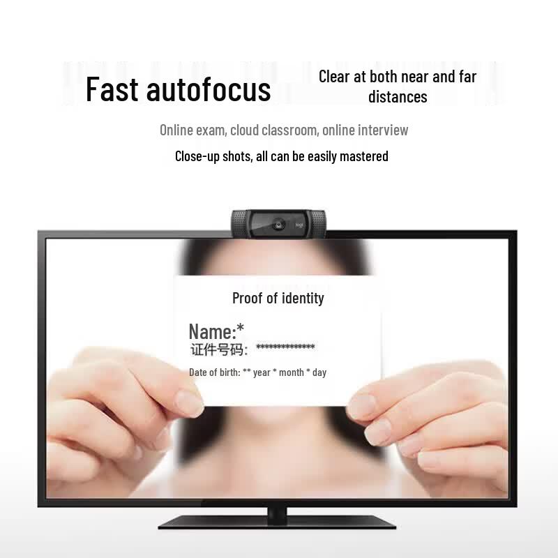 Logitech C920 Pro HD Webcam with Microphone