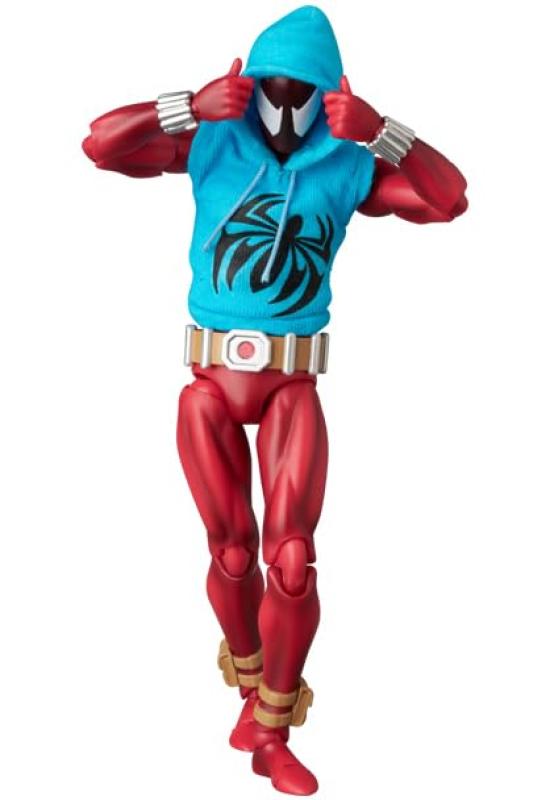 Medicom Toy MAFEX No. 268 SCARLET SPIDER (COMIC Ver.) Ver. 2.0 Action Figure, Approximately 155mm Tall, Non-scale, Pre-painted