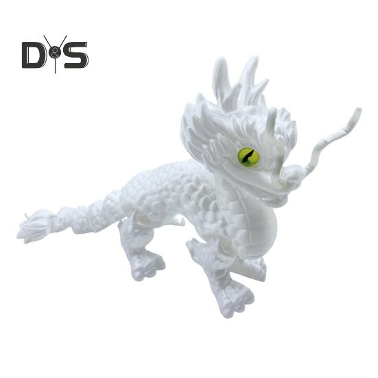 3D-gedruckte Drachenfigur, Fotografie-Requisite, realistisch aussehende, leuchtende Farbe, Mini-Drachenstatue, Zappelspielzeug für Erwachsene und Kinder