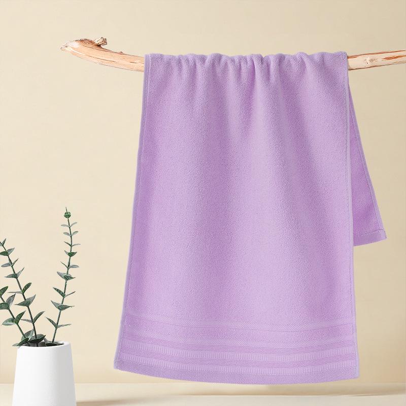 Gaoyang Dickes Reines Baumwoll-Weiches Wasserabsorbierendes Handtuch, Einfarbig, Erwachsenen-Waschlappen