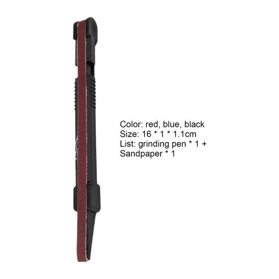 Fret Polishing Pen Solid Smoothing Surface Ergonomics Guitar Polish Pen Fret Dressing File