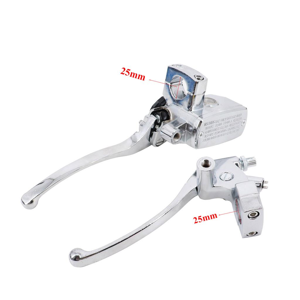 25mm Links Rechts Motorrad Bremskupplungs Hauptzylinder Behälter Hebel Für Honda Valkyrie GL 1500 VT Shadow 1100 VTX 1300 1800