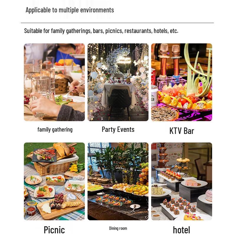 Homeglen Disposable Bamboo Fruit & Dessert Forks