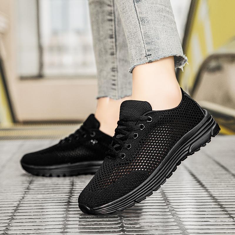 Fashion Women Casual Sports Shoes Comfortable And Breathable Walking Shoes Lightweight Hollowed Out Couple Shoes Summer New Sneakers