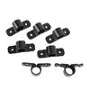50 Set Suspension Clamp Tool Plastic with Gears for Hose Pex Copper CPVC Pipe Clamps 1 2in
