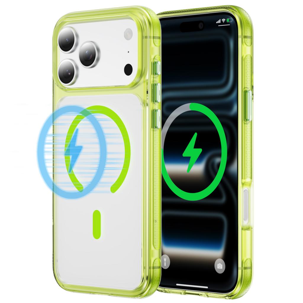 Crystal Clear Magnetic Phone Case With Anti Slip Texture Raised Camera Protection Compatible With iPhone 12 To 17 Pro Max Wireless Charging Support