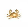 Luxury European-American Cross-Border Animal Crab Brooch: Irregular Metal Design, Versatile Women's Accessory