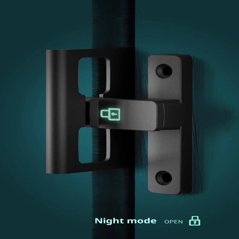 Latch Deadbolt Indoor Non-Punch Door Lock Bathroom Sliding Door Buckle Sliding Door Snap Old-Fashioned Surface-Mounted Room Door