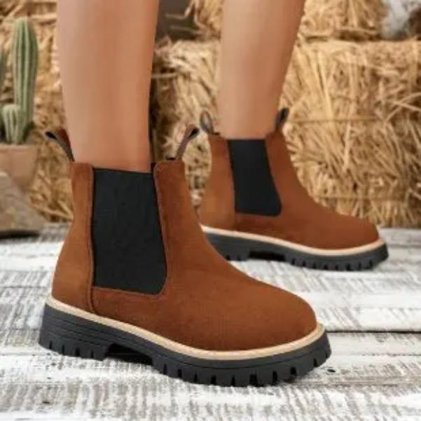 Winter New Women's Boots Comfortable Thick Soled Chelsea Boots Casual Comfortable Short Leg Women's Boots