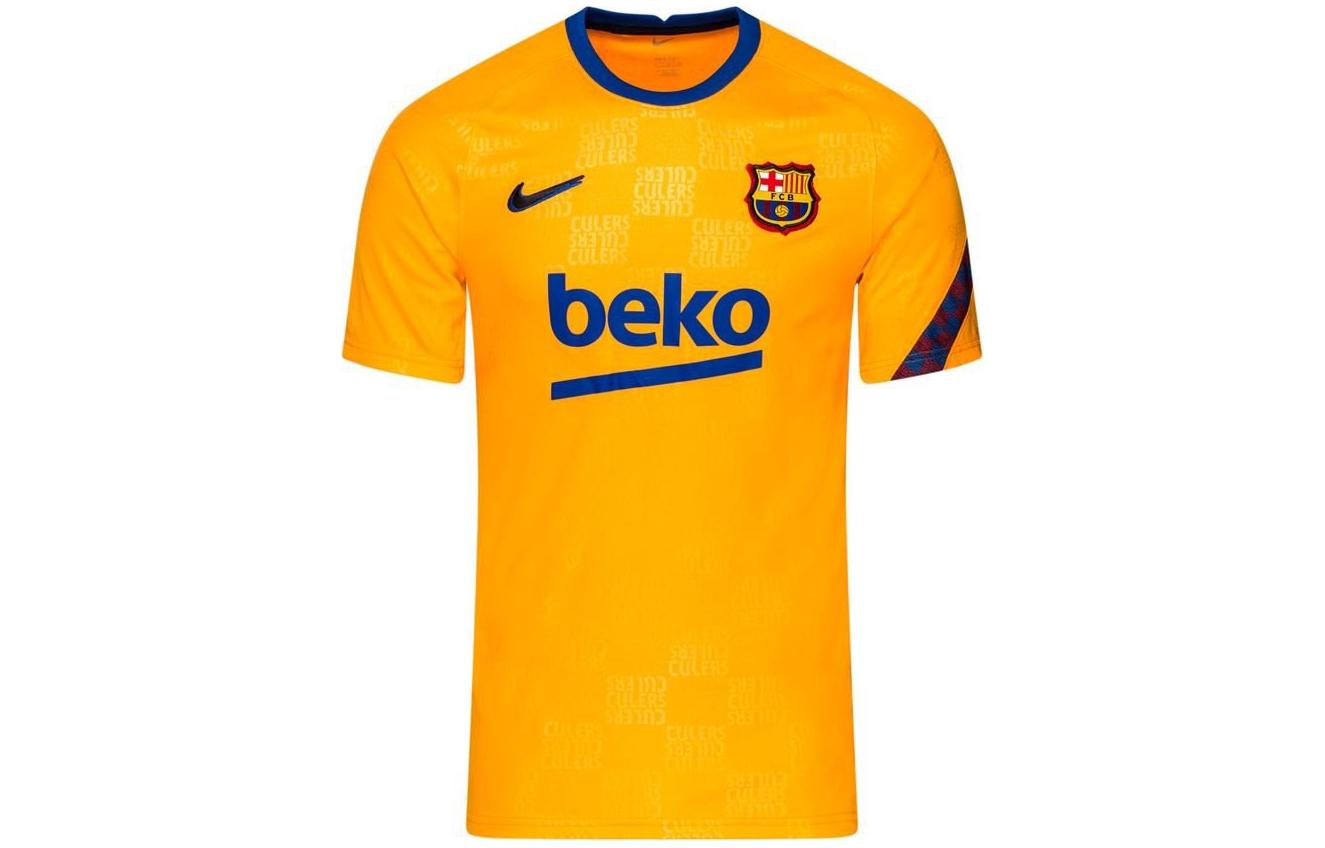 Nike Fc Barcelona Women s Nike Dri-FIT Pre-Match Soccer Top DH7688-837 L