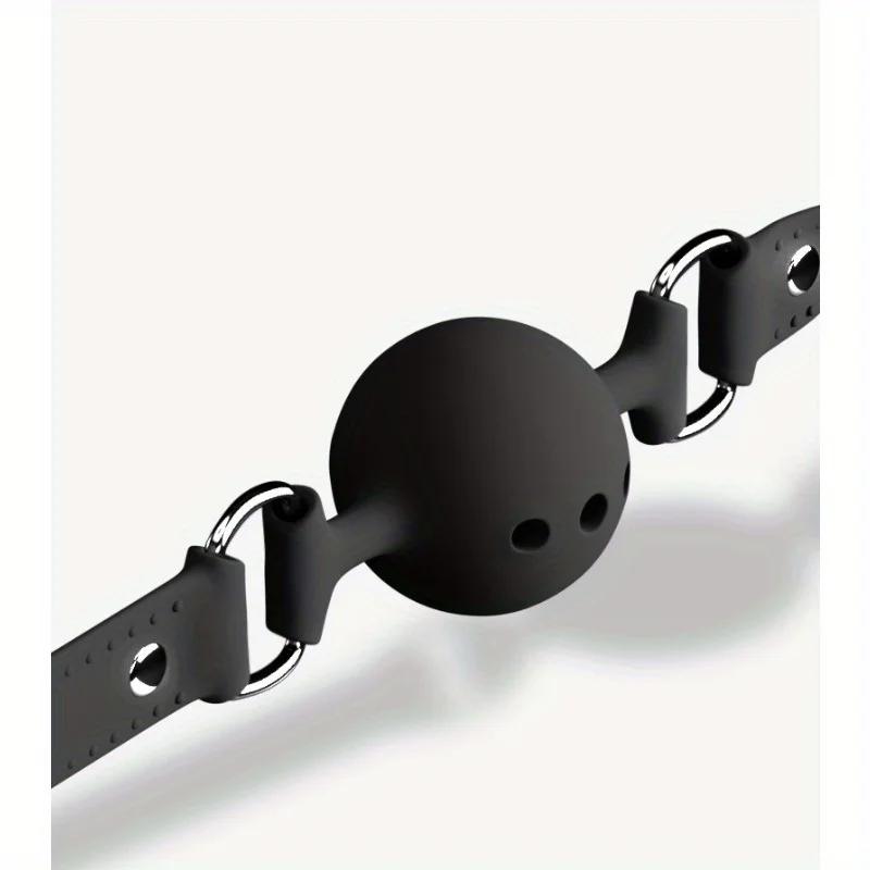 Silicone Open Mouth Gag Ball Bdsm Bondage Mouth Belt Slave Ball Erotic Sex Toys for Woman Couples Adult Game Accessories Toys