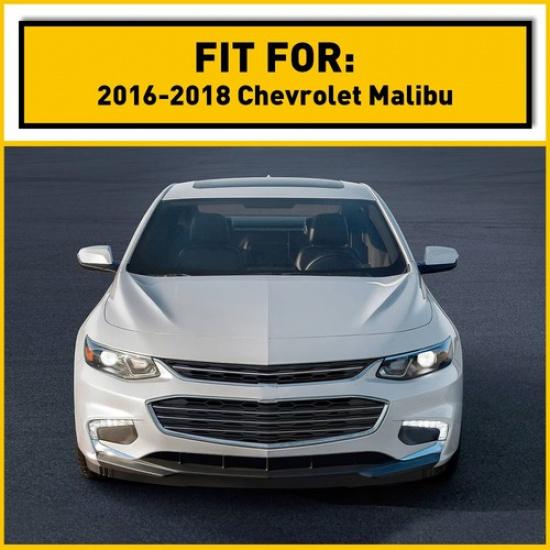 Left & Side Fog Right Covers Light For 2016-2018 GM1038230 Malibu Chevrolet