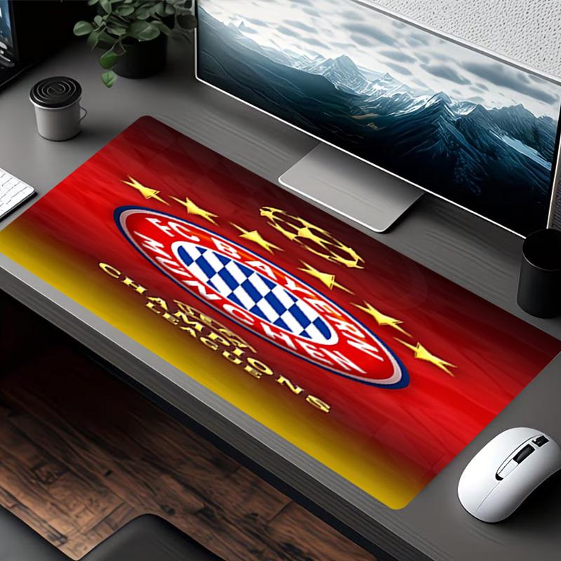 FC Bayern Print Mouse Pad, for Keyboard Pad Laptop PC Mat for Office Home Use, Desk Decor, Perfect Birthday Gift for Gamers