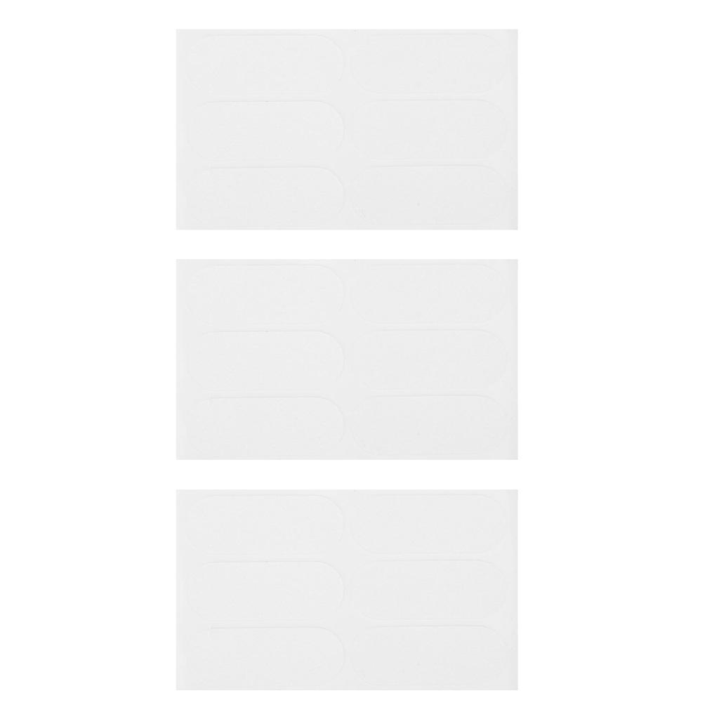 10 Sheets 60pcs Ear Patch Small Silicone Transparent Frosted Ear Patch for Dating Work