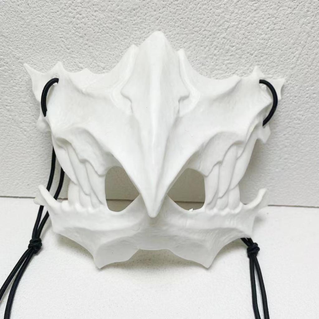 Halloween Carnival Party Mask Anime Dragon God Skeleton Half Face Masks Bone Skull Animals Mask Cosplay Dance Prom Costume Props