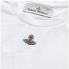 Vivienne WeStwood 3g010017 J001m A401 Orb Of Logo Embroidery Peru Women S Short Sleeve Tee