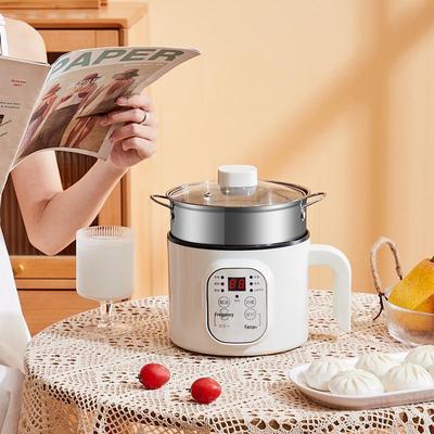 Britischer/Europäischer Multifunktionaler Mini-Elektro-Hot Pot & Fritteuse - Antihaft-Wohnheim-Reiskocher