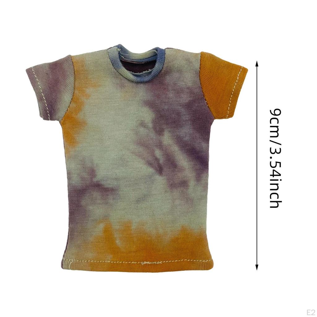 1/6 Female Action Figures T -shirt -costume Decoration Comfortable, Portable, Miniature Clothing,