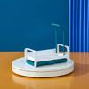 Sink Drain Shelf Kitchen Rod Dustcloth Sponge Storage Organizer Detachable Holder Washable Organization Basket Household