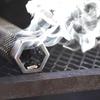Pelletsrökrör, 6/12 tums rökgenerator i rostfritt stål för träpellets för varm eller kall rökning, fungerar med BBQ-grillrökare