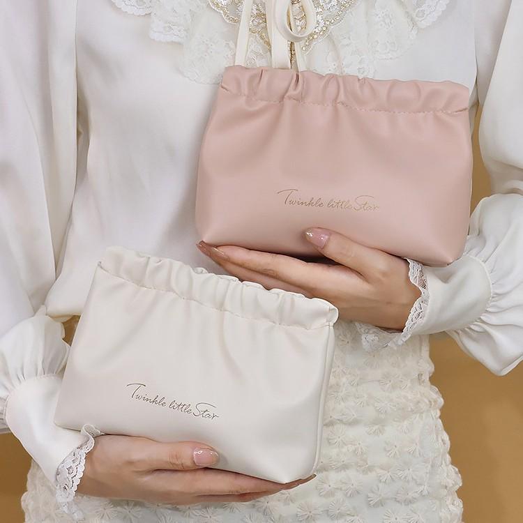 High-Value Women's Travel Cosmetic Storage Bag - Portable PU Makeup & Toiletry Organizer